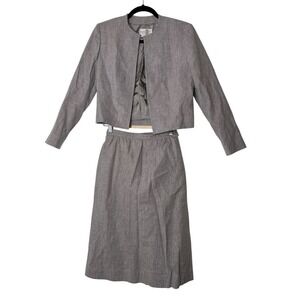 VINTAGE Pendleton‎ Women Size 6 100% Virgin WOOL SKIRT suit Rare Career Y2K New